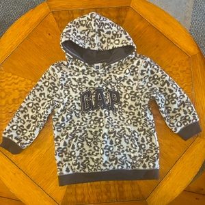 Gap kids animal print hoodie